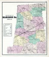 County Map, Madison County 1875